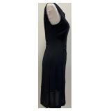 Cheap and Chic by Moschino Black Sleeveless Dress Size 10