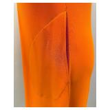Norma Kamali Everlast Orange Zip Collar Dress, Size M