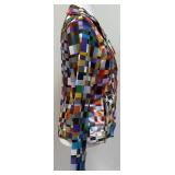 Aventures des Toiles - Art de Porter -  Multicolor Plaid Blazer, Size 40
