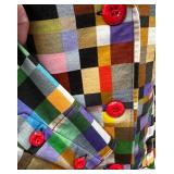 Aventures des Toiles - Art de Porter -  Multicolor Plaid Blazer, Size 40