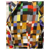 Aventures des Toiles - Art de Porter -  Multicolor Plaid Blazer, Size 40