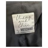 Moschino Cheap and Chic Tartan Wool Skirt Suit Size 10 - Circa 1990