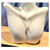 14k Gold with Diamond Pendant
