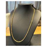 Italian Gold Chain Necklace 7.3 Grams