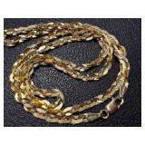 Italian Gold Chain Necklace 7.3 Grams