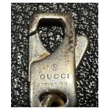 Gucci Sterling Silver GG Logo Chain Bracelet with Pouch