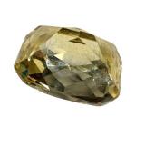3.52 Carat Radiant Cut Canary Yellow Celine Sapphire Gemstone