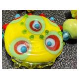 Handblown Glass Bead Jewelry Set: Necklace, Earrings, and Bracelets