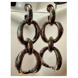 IPPOLITA Sterling Silver Hammered Drop Earrings 2.75 Inch