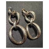 IPPOLITA Sterling Silver Hammered Drop Earrings 2.75 Inch