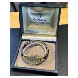 Vintage Omega Automatic 14K Gold Filled Wristwatch with Box
