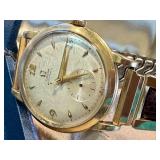 Vintage Omega Automatic 14K Gold Filled Wristwatch with Box