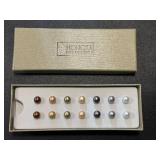 Honora Collection Set of 7 Sterling Silver Pearl Stud Earrings