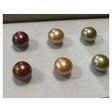 Honora Collection Set of 7 Sterling Silver Pearl Stud Earrings