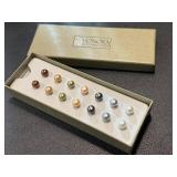 Honora Collection Set of 7 Sterling Silver Pearl Stud Earrings
