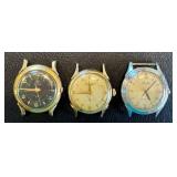 Collection of 3 Vintage Watches - Net Bros, Longines, Gruen Automatic