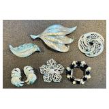 Vintage Brooch and Pin Set Including Gerry
