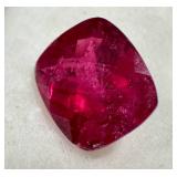 3.3ct Cushion Cut Rubelite Gemstone