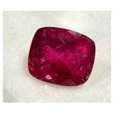 3.3ct Cushion Cut Rubelite Gemstone