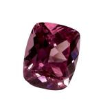 2.43 Carat Hot Pink Cushion Cut Tourmaline Gemstone