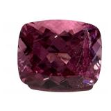 2.43 Carat Hot Pink Cushion Cut Tourmaline Gemstone