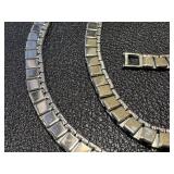 Monet Silver-Tone 24-Inch Square Link Chain Necklace