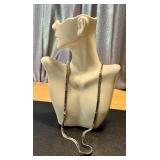 Monet Silver-Tone 24-Inch Square Link Chain Necklace