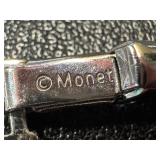 Monet Silver-Tone 24-Inch Square Link Chain Necklace