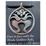Sterling Silver Kali Ma Pendant by K Robins Designs