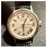 Vintage Movado Automatic Swiss Watch with Leather Band