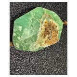 Carved Chrysoprase Gemstone Necklace 20 Inch