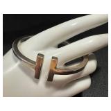 Vintage Peruvian 925 Sterling Silver Cuff Bracelet