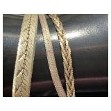 Assorted Sterling Silver Jewelry Collection with 18-Inch Chain and Non-Sterling Cross Pendant