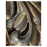Vintage Sterling Silver Feather Brooch, 3 Inch