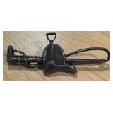 Sterling Silver Western Saddle Keychain, 2.75 Inch