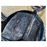 Sterling Silver Western Saddle Keychain, 2.75 Inch