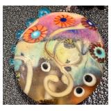Artisan Lampwork Glass Bead Necklace with Pendant