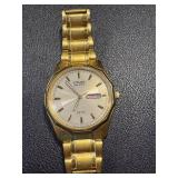 Citizen Eco-Drive Gold-Tone Wristwatch with Date Display