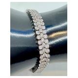 Sterling Silver and CZ 7-Inch Tennis Bracelet