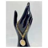 Italian Coin Charm Bracelet in Sterling Silver