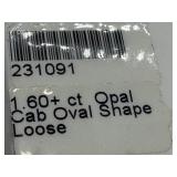 1.60+ ct Loose Opal Cabochon Oval Shape