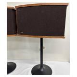 Pair of Bose 901 Series V Speakers with Stands and Series VI Active Equalizer