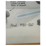 Framed Matt Dewater Mickey Mouse Rebel Pilot Signed Star Wars Art Print-Cert of Authenticity