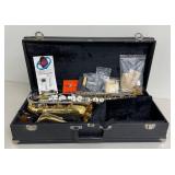 Alto Saxophone with Case and Accessories