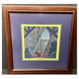 Randal Spangler Signed Limited Edition Print Moonlight Mysteries Framed 308/600