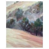 Ken Weaver 1991 Original Framed Watercolor Landscape Painting