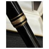 Montblanc Meisterstuck Black and Gold Mechanical Pencil with Case