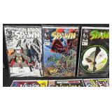 Collection of 15 Spawn and Venom Comic Books with Detective Comics Batman Issue