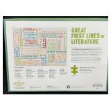 Set of 3 - 1000-Piece Jigsaw Puzzles: Literature, Dogs in NYC, Great Gatsby