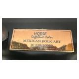 Horse of a Different Color Mexican Folk Art Figurine by Westland Giftware, Elle Kirkpatrick
